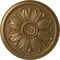 Ekena Millwork Kaya Ceiling Medallion (Fits Canopies up to 5 1/4"), Hand-Painted Pale Gold, 23 5/8"OD x 1 1/2"P CM23KAPAS - alternate 1